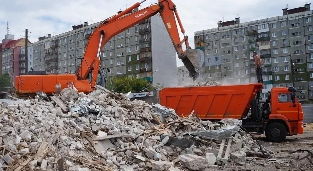Профессиональный вывоз строительного мусора в Губахе в октябре