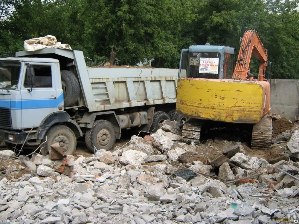 Вывоз бетонного боя и утилизация в Губахе в октябре